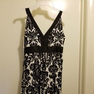 Anne Taylor Loft Black & White Dress - LIKE NEW!